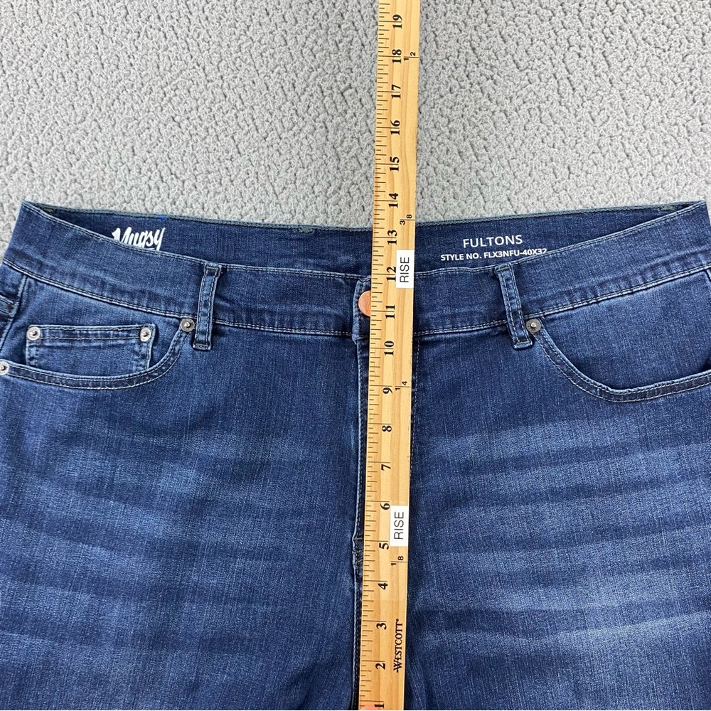 Mugsy Men's Blue Fultons Flex Denim 5-Pocket Stretch Casual Jeans  |  Size:  40 - Picture 9 of 14